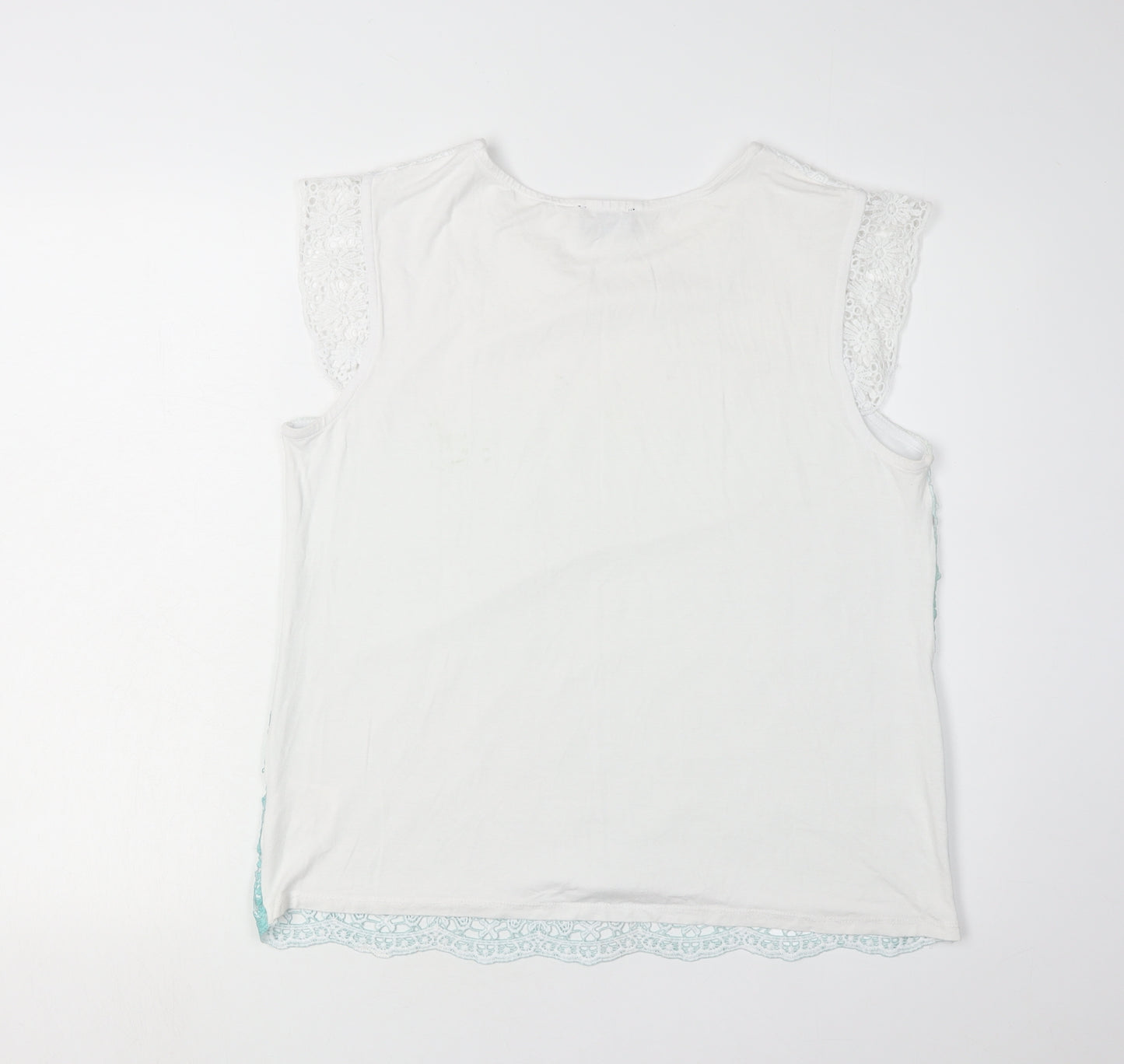 Klass Women's Multicoloured Lace Blouse - Size L