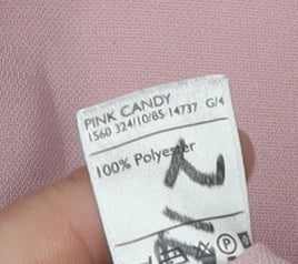 Berkertex Women's Pink Button-Up Shirt Size 16