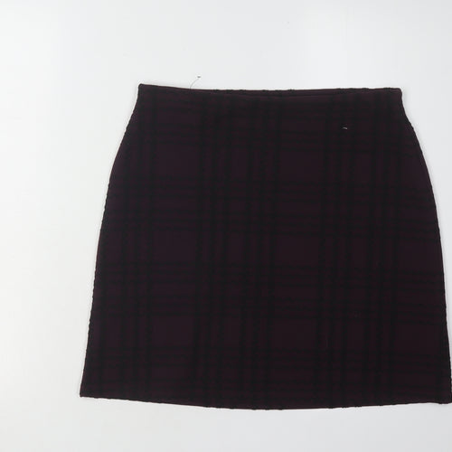 Marks & Spencer Women's Check Pencil Skirt Size 10