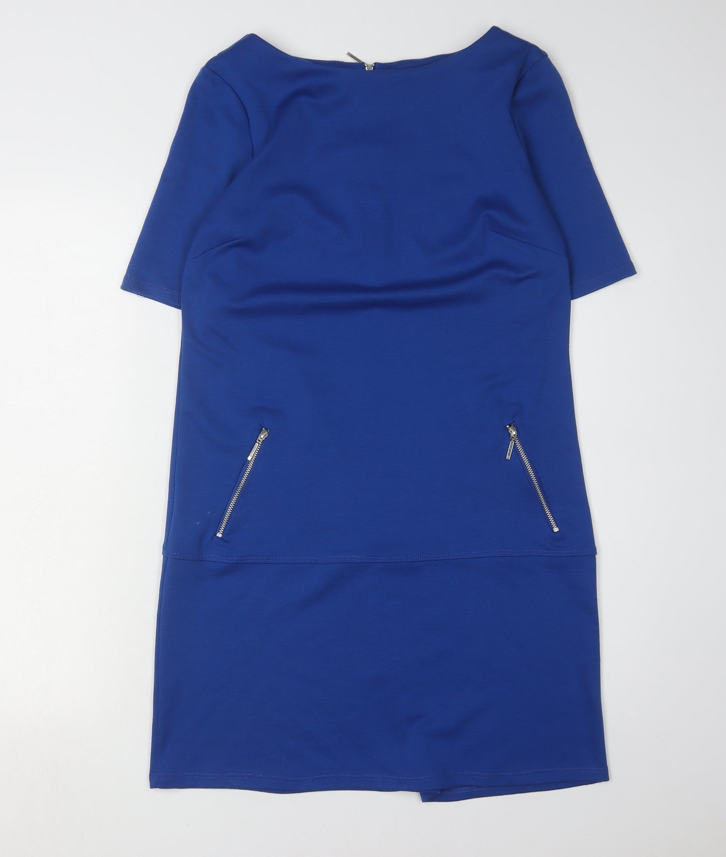 Wallis Women's Blue Shift Dress Size 10 Knee Length