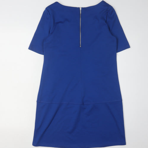 Wallis Women's Blue Shift Dress Size 10 Knee Length