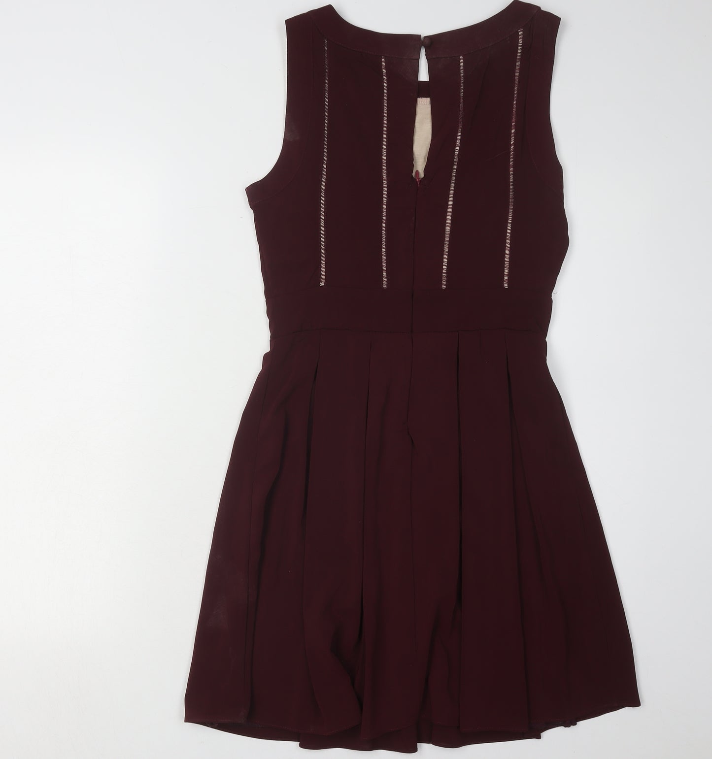 TFNC London Women's Brown Embroidered Dress, S