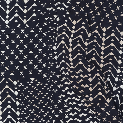 Forever 21 Women's Black Geometric Fit & Flare Dress M