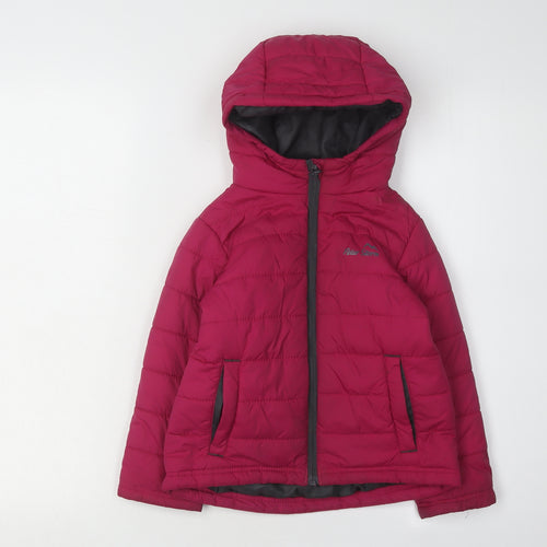 Peter Storm Girls Red Puffer Jacket 3-4 Years