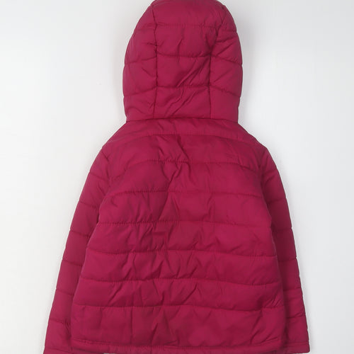 Peter Storm Girls Red Puffer Jacket 3-4 Years