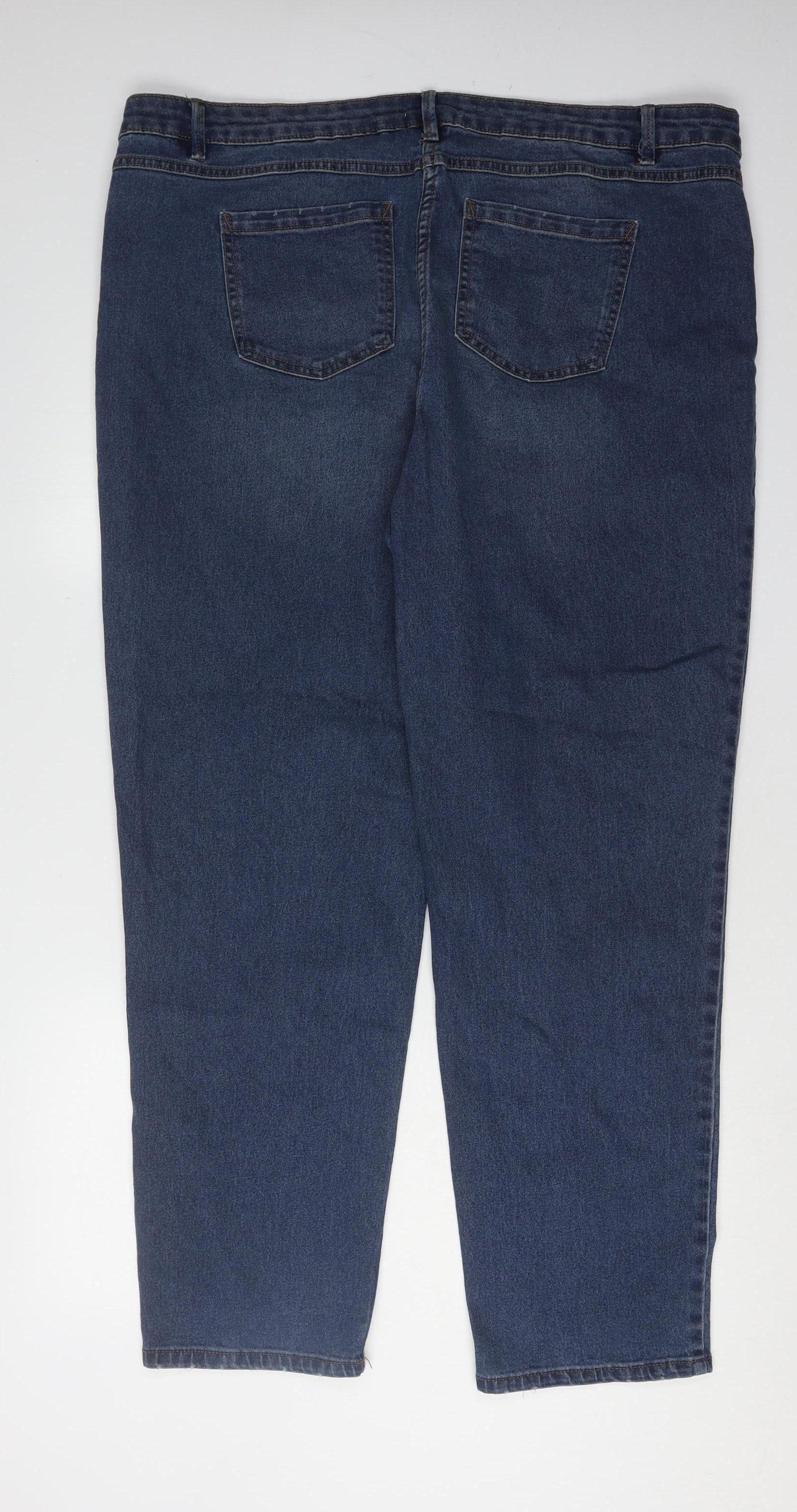 Matalan Women's Blue Straight Leg Jeans Size 22