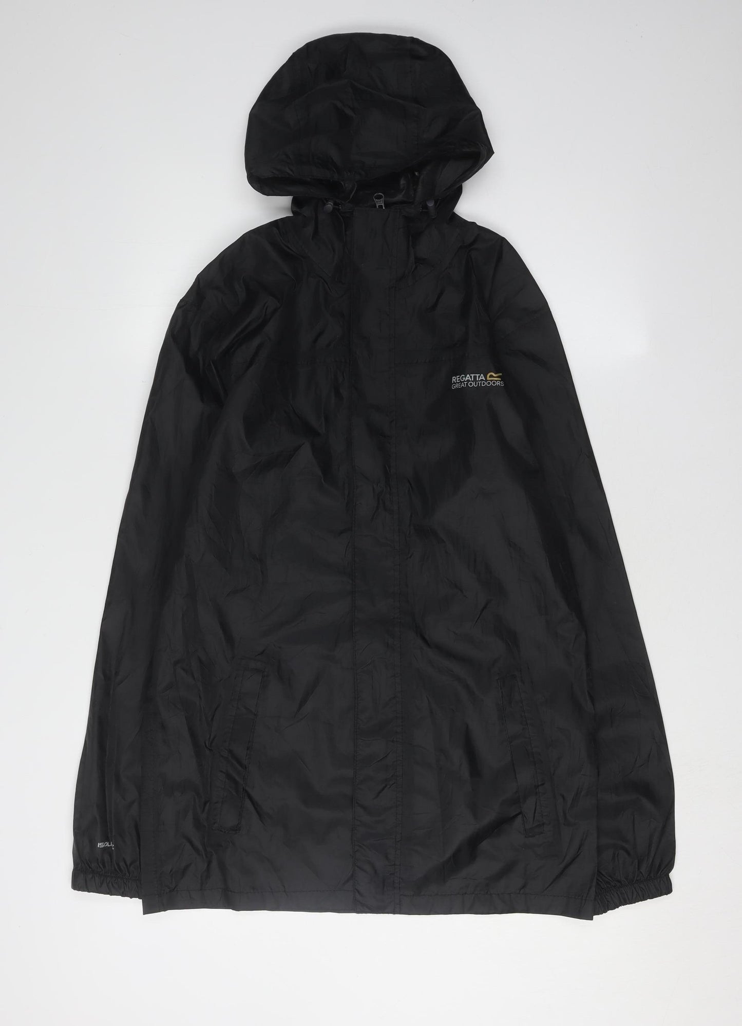 Regatta Men's Black S Rain Coat Waterproof Hooded