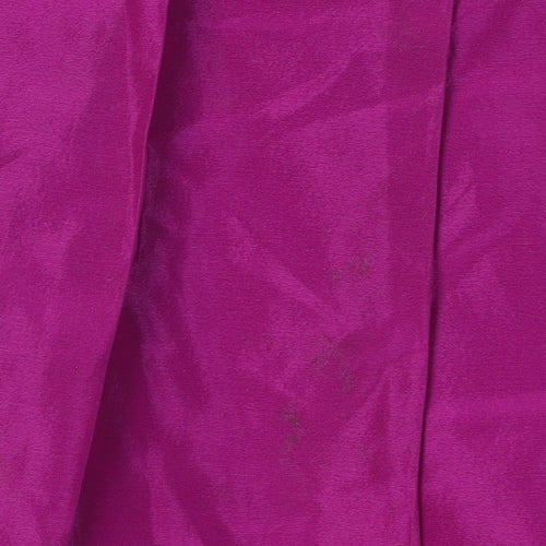 J.Crew Women's Purple Silk Wrap Dress Size 8