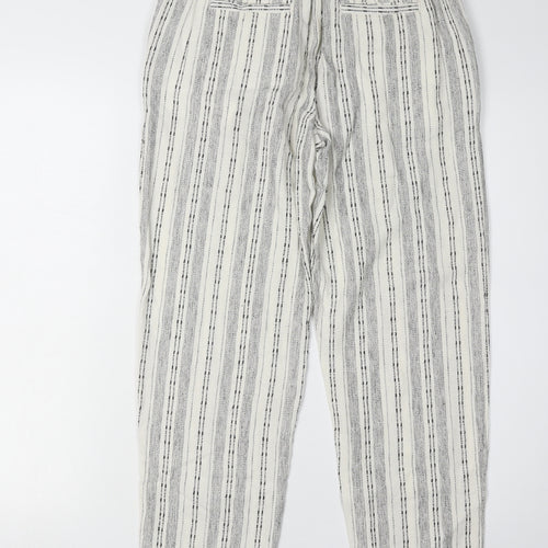 Marks and Spencer Women's Grey Cropped Trousers Size 8