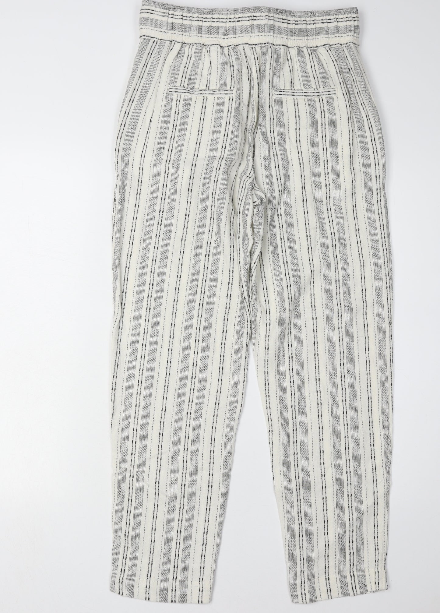 Marks and Spencer Women's Grey Cropped Trousers Size 8