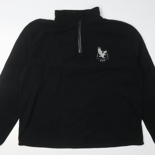 Atlasformen Black Men's 2XL Sweatshirt with Logo