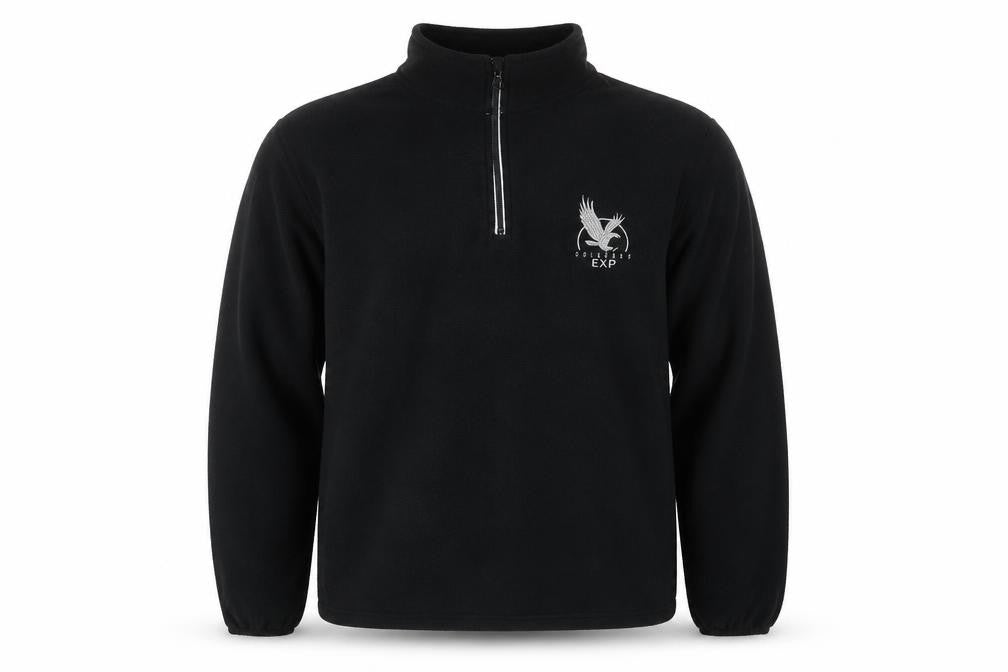 Front view of Atlasformen Black Men's 2XL Sweatshirt with Logo