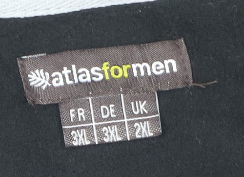Atlasformen Black Men's 2XL Sweatshirt with Logo