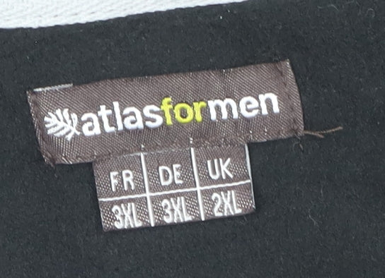 Atlasformen Black Men's 2XL Sweatshirt with Logo