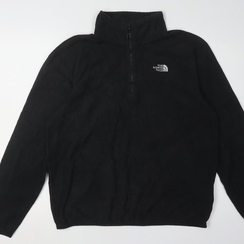 The North Face Men's Black L 1/4 Zip Sweatshirt