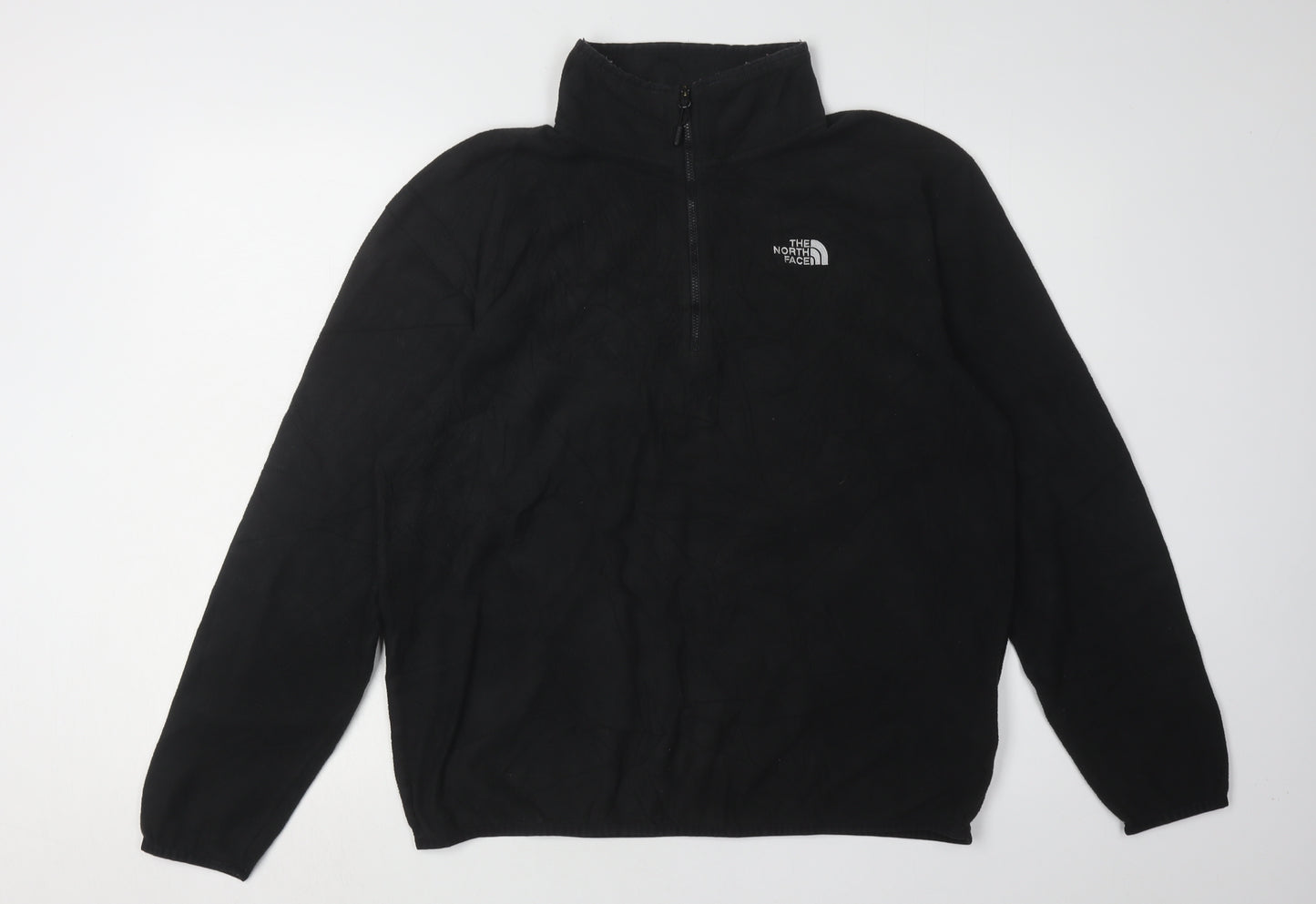 The North Face Men's Black L 1/4 Zip Sweatshirt