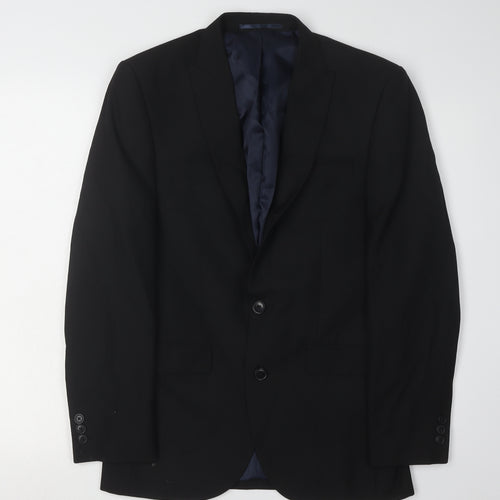 Next Men's Black Suit Jacket, Size 36 Short Length