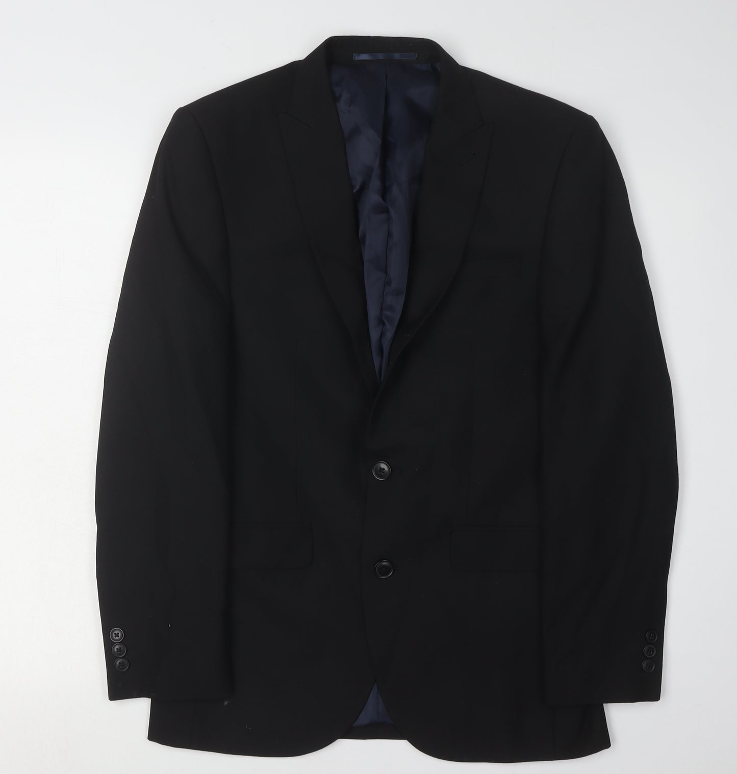 Next Men's Black Suit Jacket, Size 36 Short Length