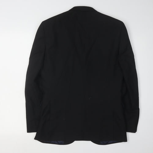 Next Men's Black Suit Jacket, Size 36 Short Length