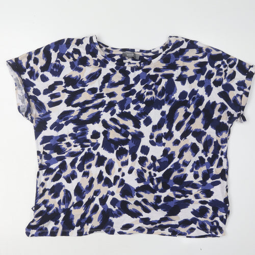 Principles Women's Multicoloured Size 16 Animal Print T-Shirt
