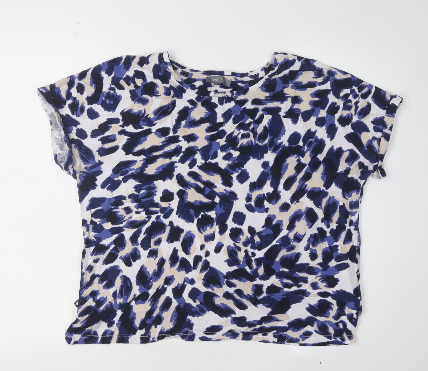 Principles Women's Multicoloured Size 16 Animal Print T-Shirt