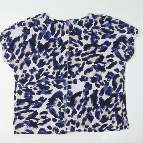 Principles Women's Multicoloured Size 16 Animal Print T-Shirt