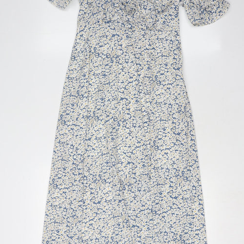 Cameo Rose Women's Blue Floral Dress Size 6