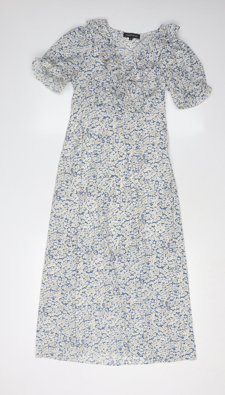 Cameo Rose Women's Blue Floral Dress Size 6
