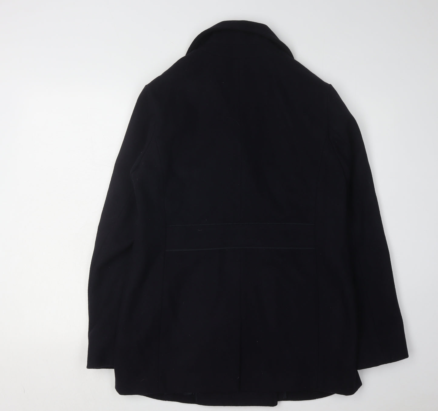 Crew Clothing Women's Black Pea Coat Size 12