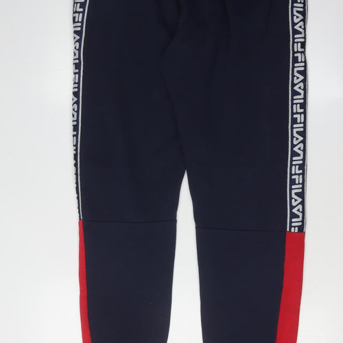 FILA Men's Black Jogger Trousers Size S