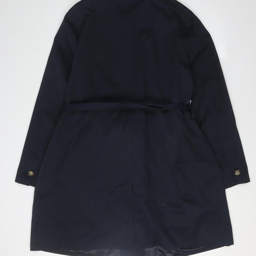 Marks and Spencer Women's Blue Trench Coat Size 22