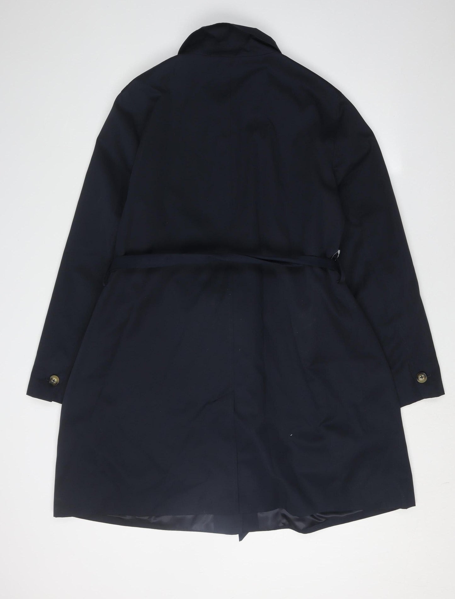 Marks and Spencer Women's Blue Trench Coat Size 22