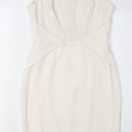 ASOS Women’s Ivory Sheath Dress Size 10