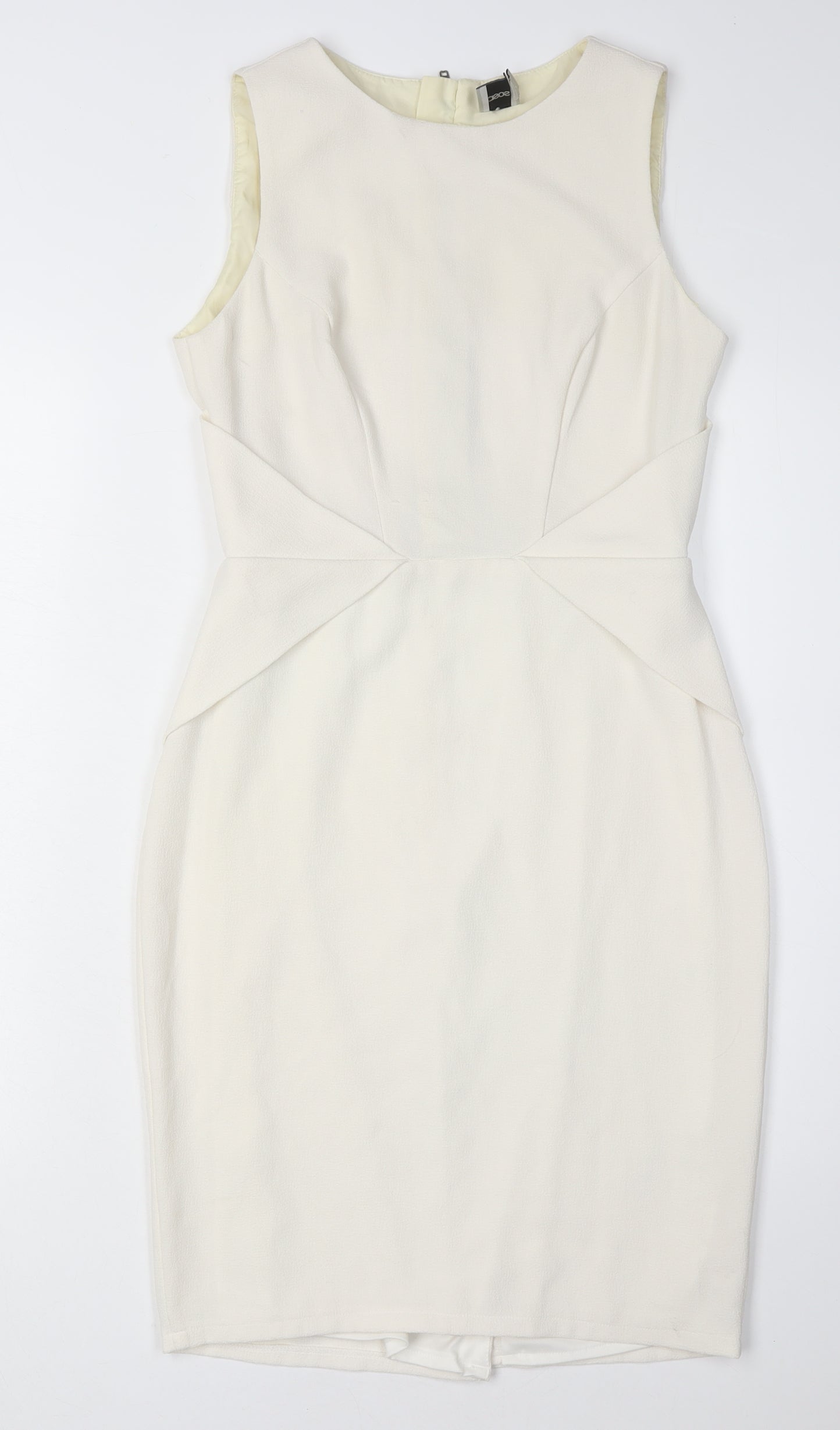 ASOS Women’s Ivory Sheath Dress Size 10