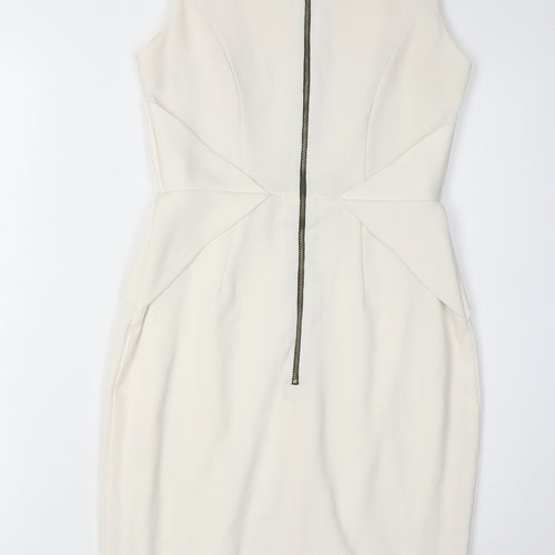 ASOS Women’s Ivory Sheath Dress Size 10