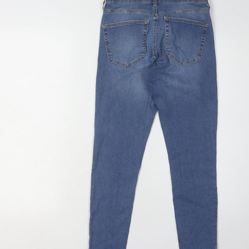 Topshop Women's Blue Straight Jeans Size 8 - New