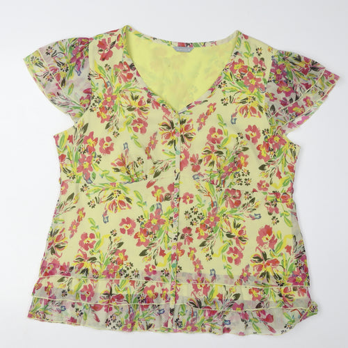 Per Una Floral Blouse, Women's, Multicoloured, Size 20