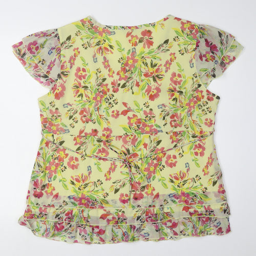 Per Una Floral Blouse, Women's, Multicoloured, Size 20