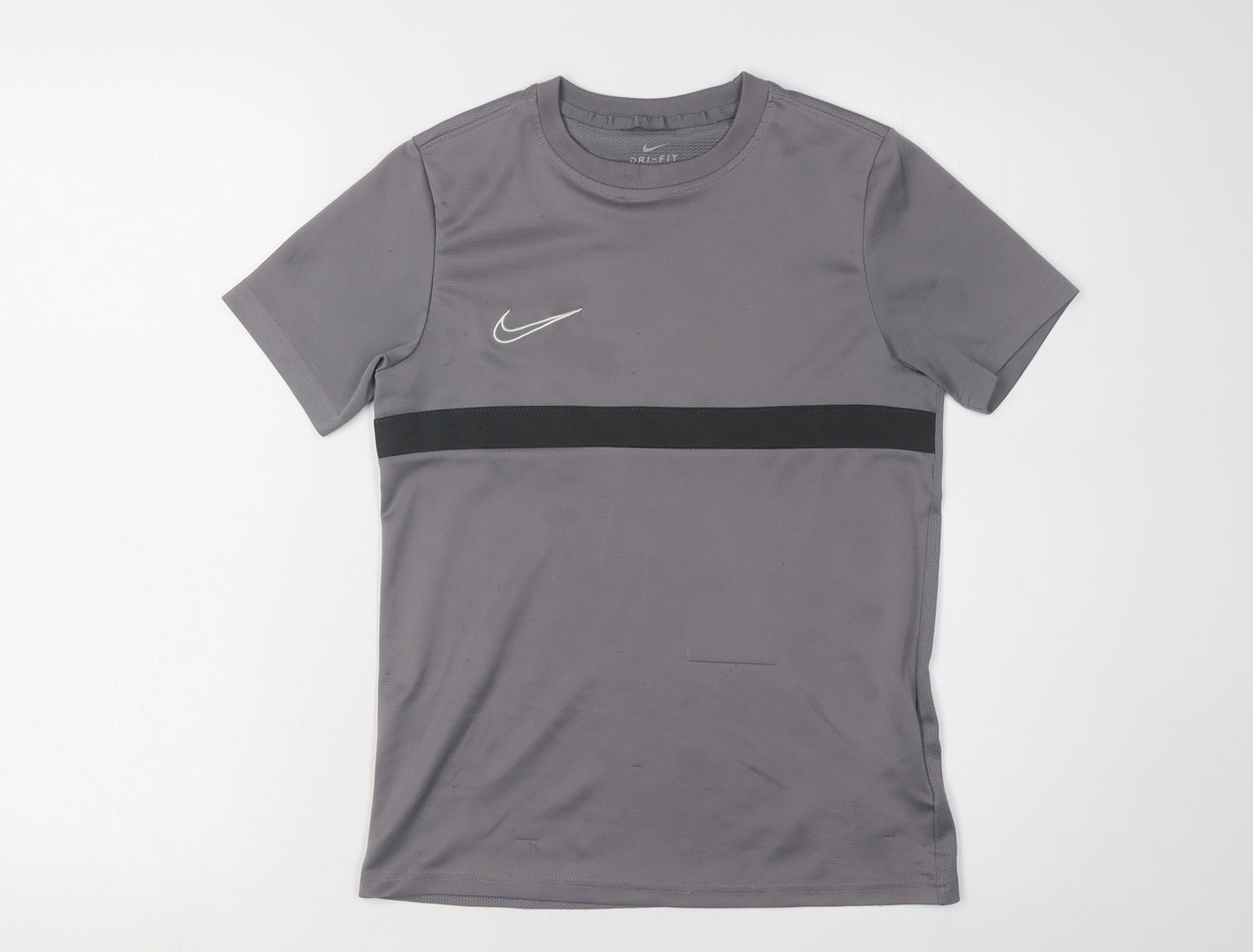 Nike Boys Grey Athletic T-Shirt L Sport Activewear