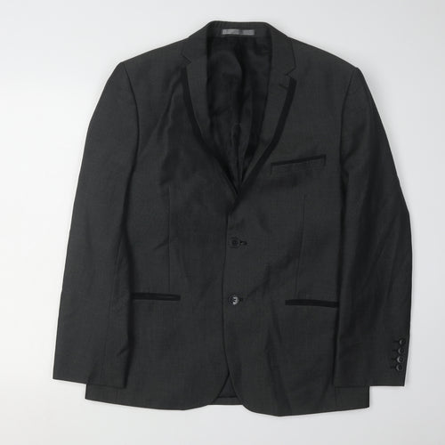 Red Herring Men's Black Blazer Jacket, Size 40 Short