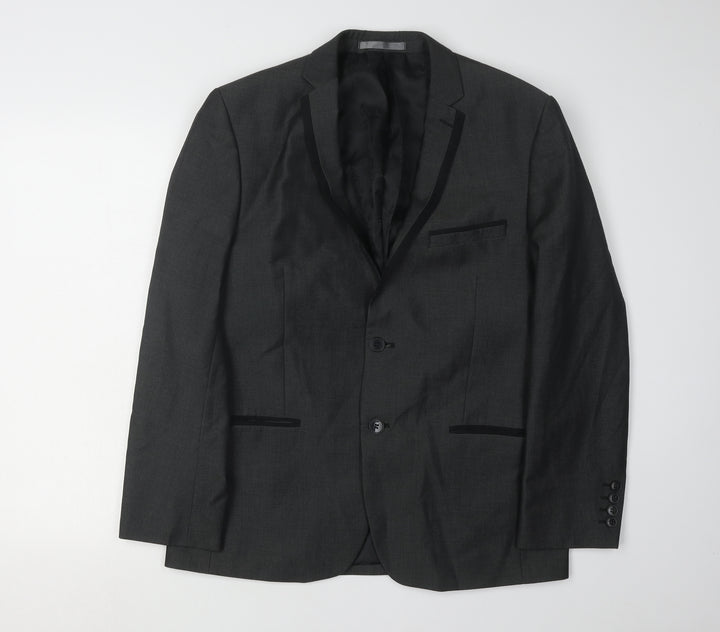 Red Herring Men's Black Blazer Jacket, Size 40 Short