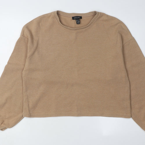 New Look Women's Beige Pullover Jumper, Size S, Casual