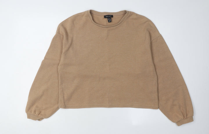New Look Women's Beige Pullover Jumper, Size S, Casual