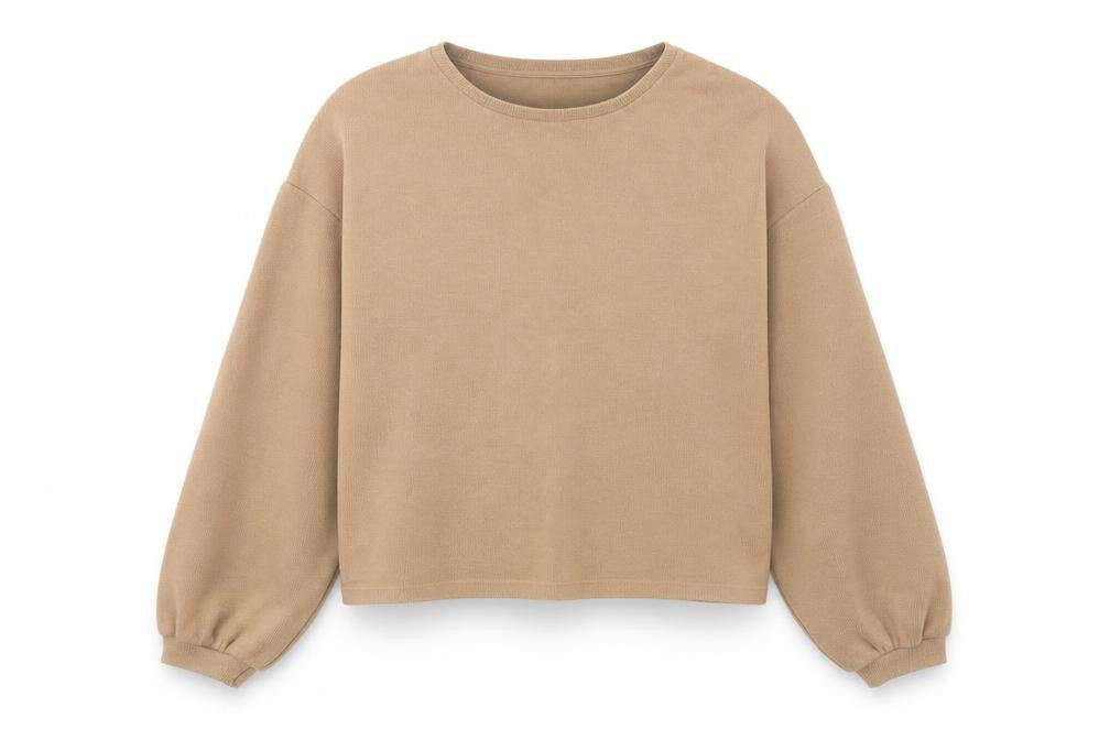 Front view of New Look Women's Beige jumper, size S, Casual