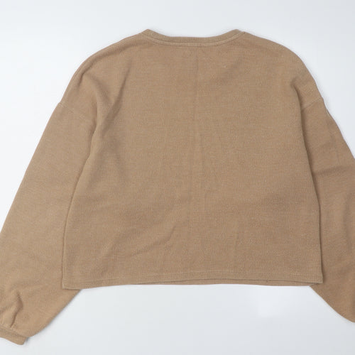 New Look Women's Beige Pullover Jumper, Size S, Casual
