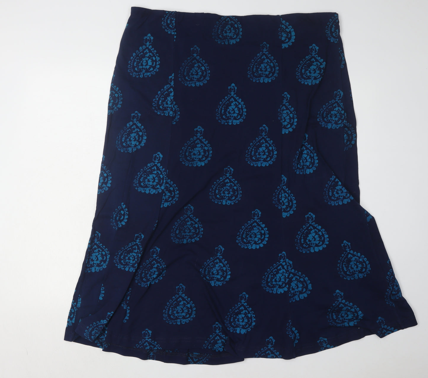 East Women's Blue Skirt Size 18 Cotton