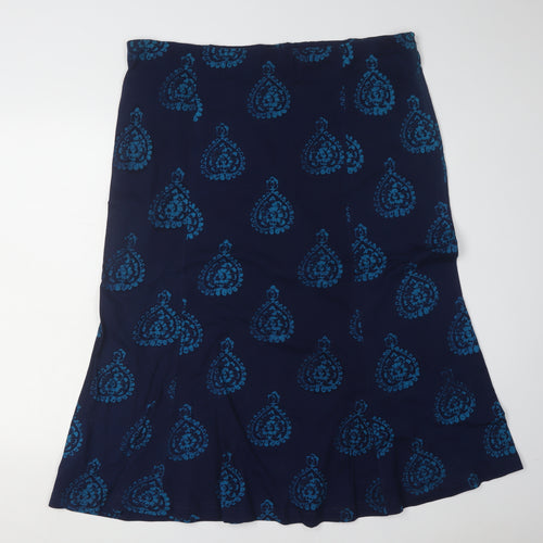 East Women's Blue Skirt Size 18 Cotton