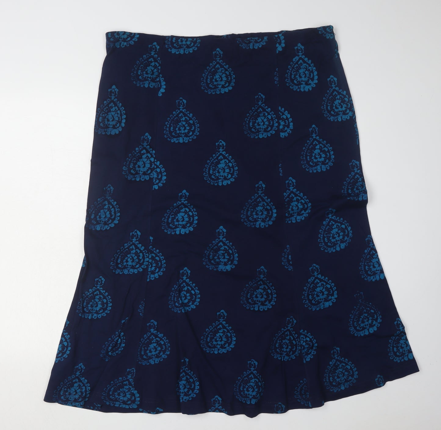 East Women's Blue Skirt Size 18 Cotton
