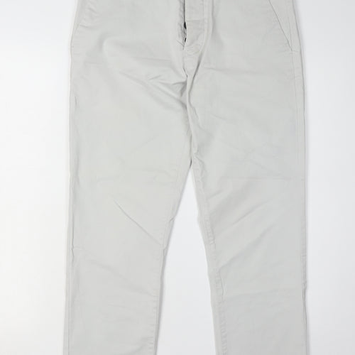 Next Men's Grey Trousers Size 32 Regular Fit