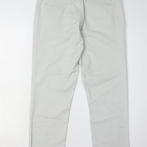 Next Men's Grey Trousers Size 32 Regular Fit